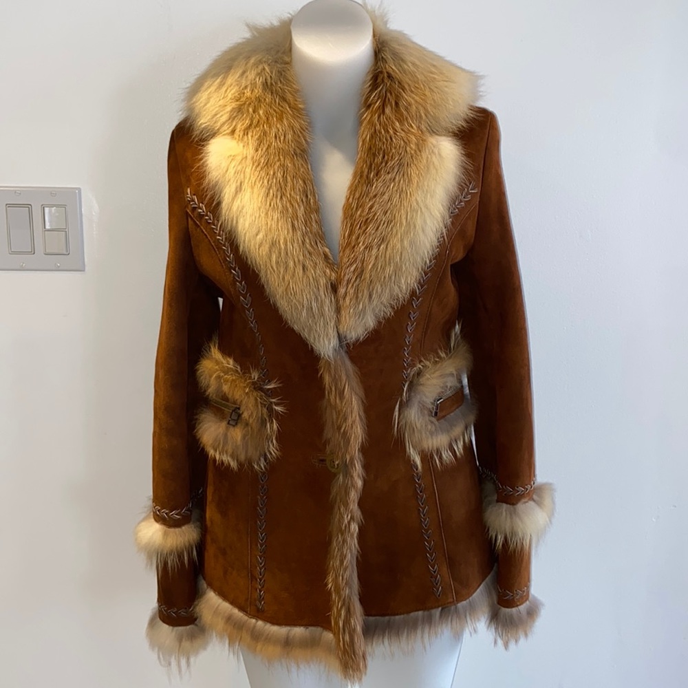 70s Vintage* Genuine Fur & Suede Jacket